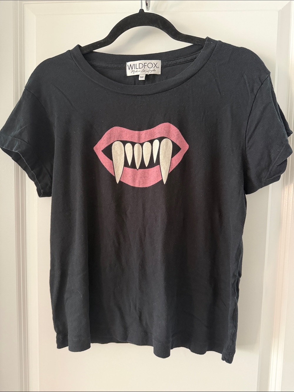 Wildfox Vampire Teeth Vintage Tee Halloween
